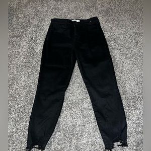 Abercrombie & Fitch black skinny ankle jeans